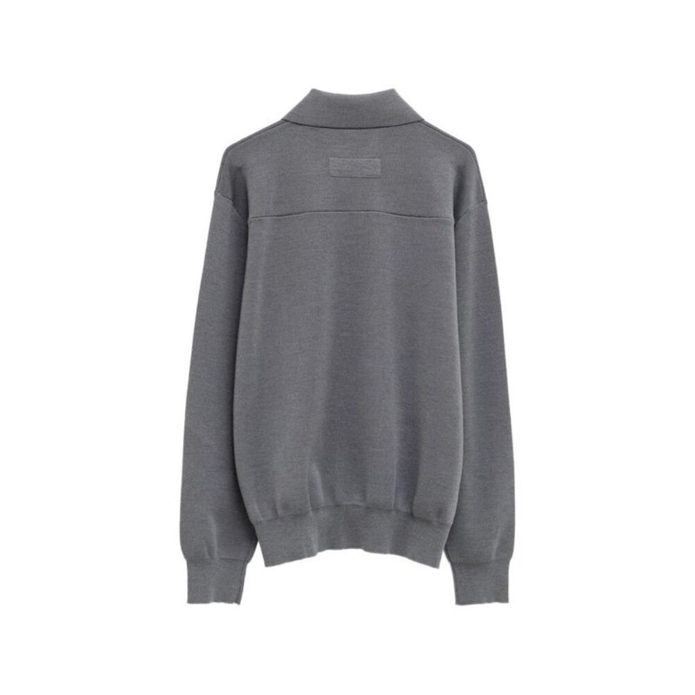Phoebe Philo Women Wool Zipped Polo Shirt - Picture 2 of 3